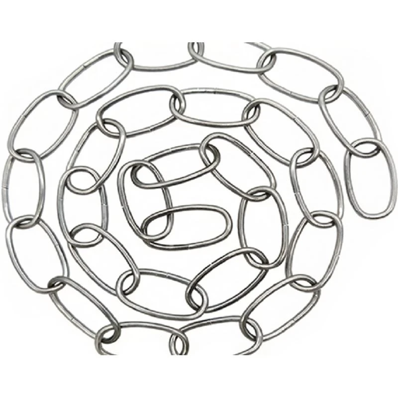 Cadena de acero plana